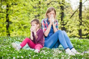 Kinder mit Allergien in unterschiedlichem Alter